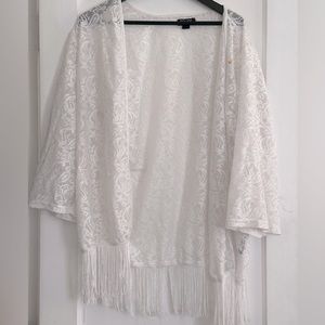 NWOT Rouge Collection White Cover-Up - 1X